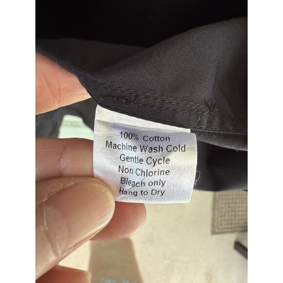 UNTUCKit Black Shirt Mens‎ Size XL 100% Soft Cotton Button Up Long Sleeve - Picture 6 of 6